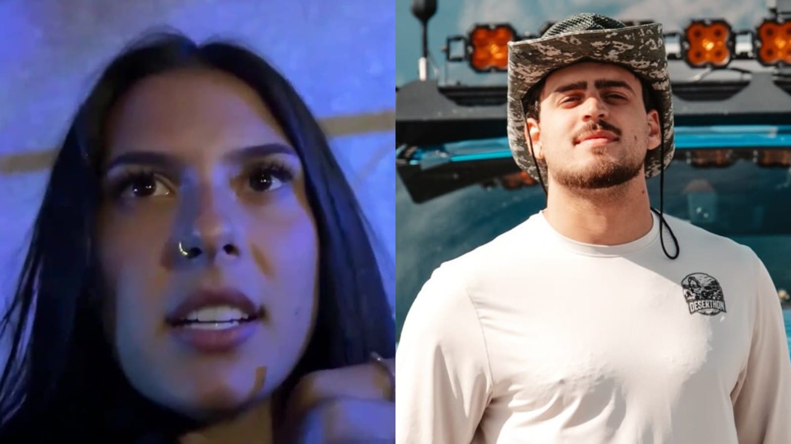 Sombras em live de Jon Vlogs, levantam suspeitas de beijo entre influencer e Ana Castela