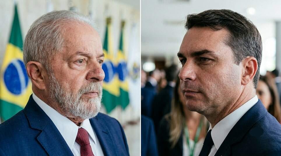 Enquanto campanha de Lula aposta na desconstrução de Flávio, Flávio evita mencionar Lula na disputa