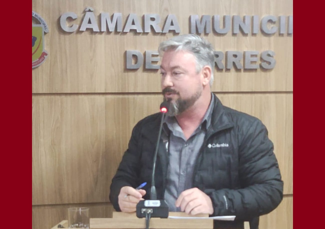 Vereador critica atribuição de investimentos a Delci Dimer e cobra soluções para Torres