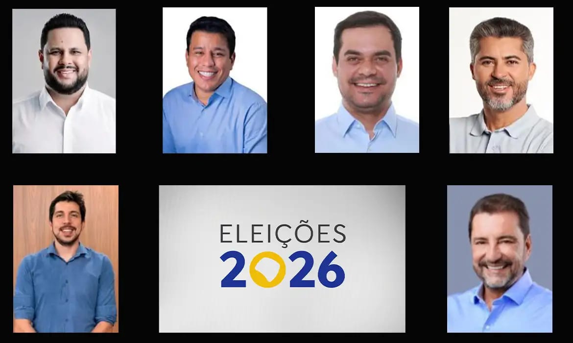 Seis candidatos ao governo de Rondônia em 2026