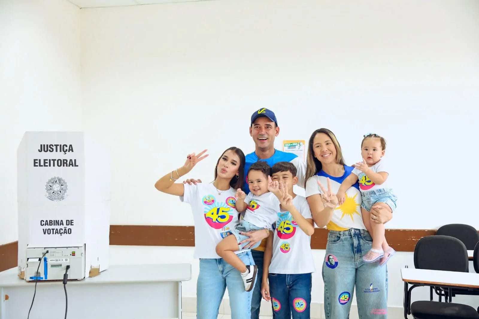 Vicentinho Júnior vota em Palmas e defende união