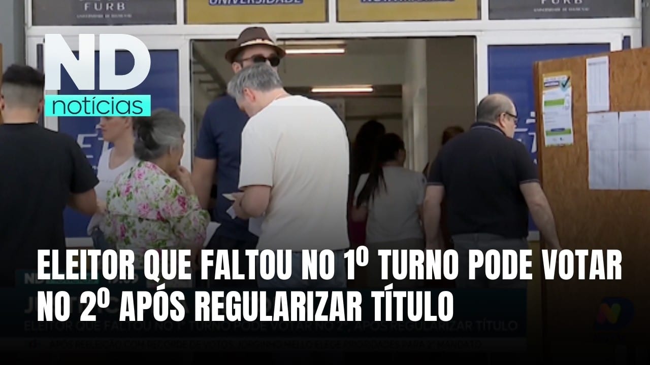 Eleitor que não votou no 1º turno pode votar novamente no segundo turno