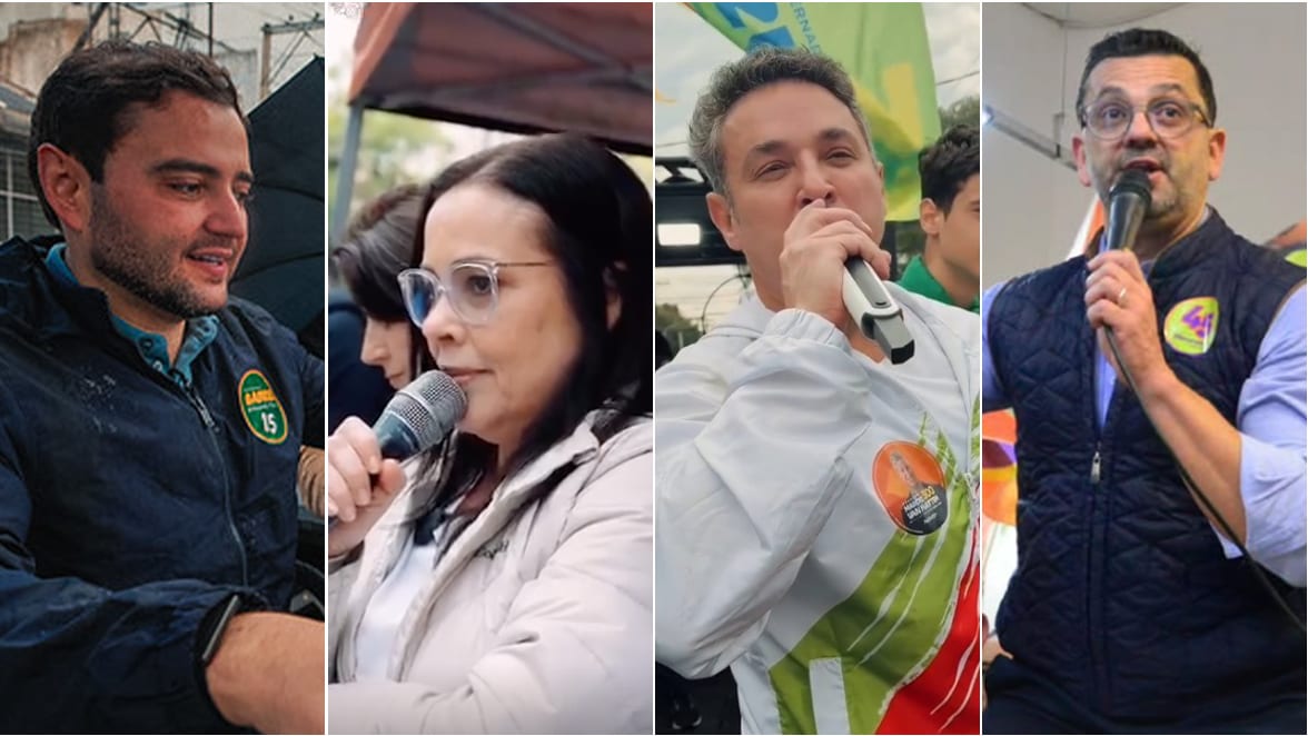 Quatro candidatos mais bem colocados abrem campanha em Porto Alegre