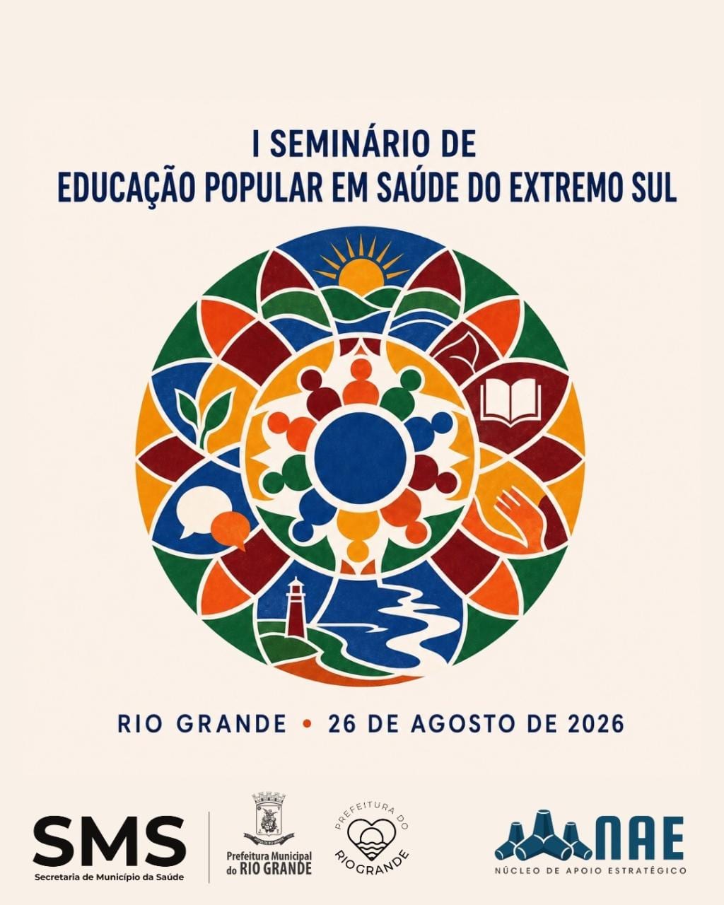 Rio Grande recebe seminário regional de Educação Popular em Saúde em 26 de agosto