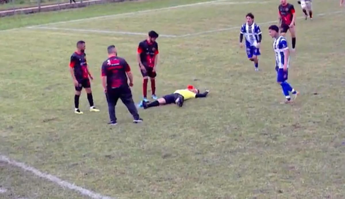 Campeonato de Futebol é suspenso após agressão a árbitro em Palmares do Sul