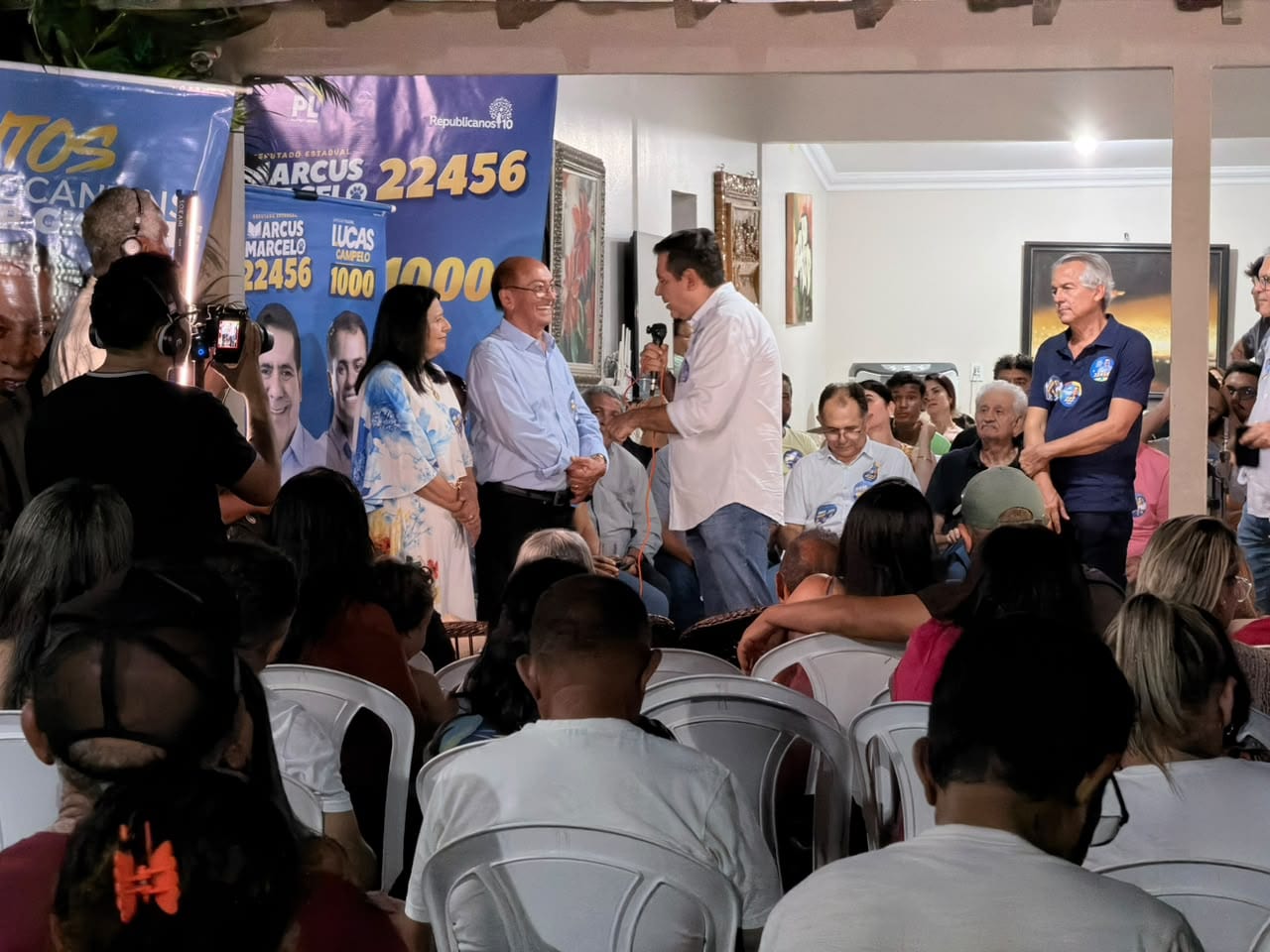 Marcus Marcelo recebe apoio de Valderez e Lázaro em Araguaína