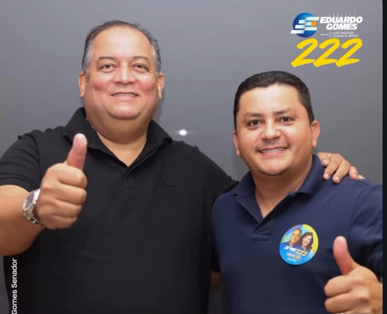 Eduardo Gomes recebe apoio do prefeito Joel Rufino em Palmas