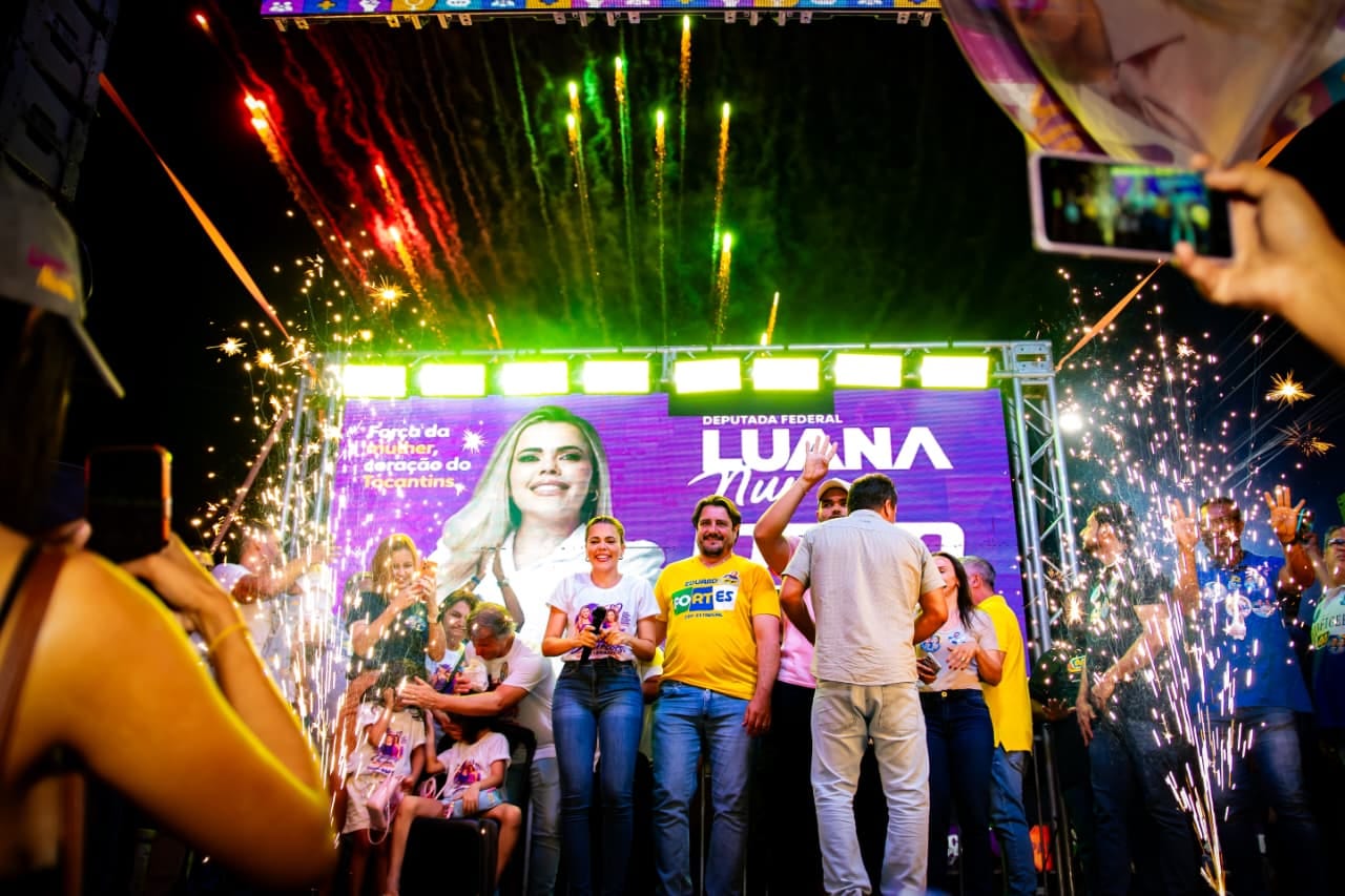 Luana Nunes encerra campanha em Gurupi com comício na Praça da Bíblia