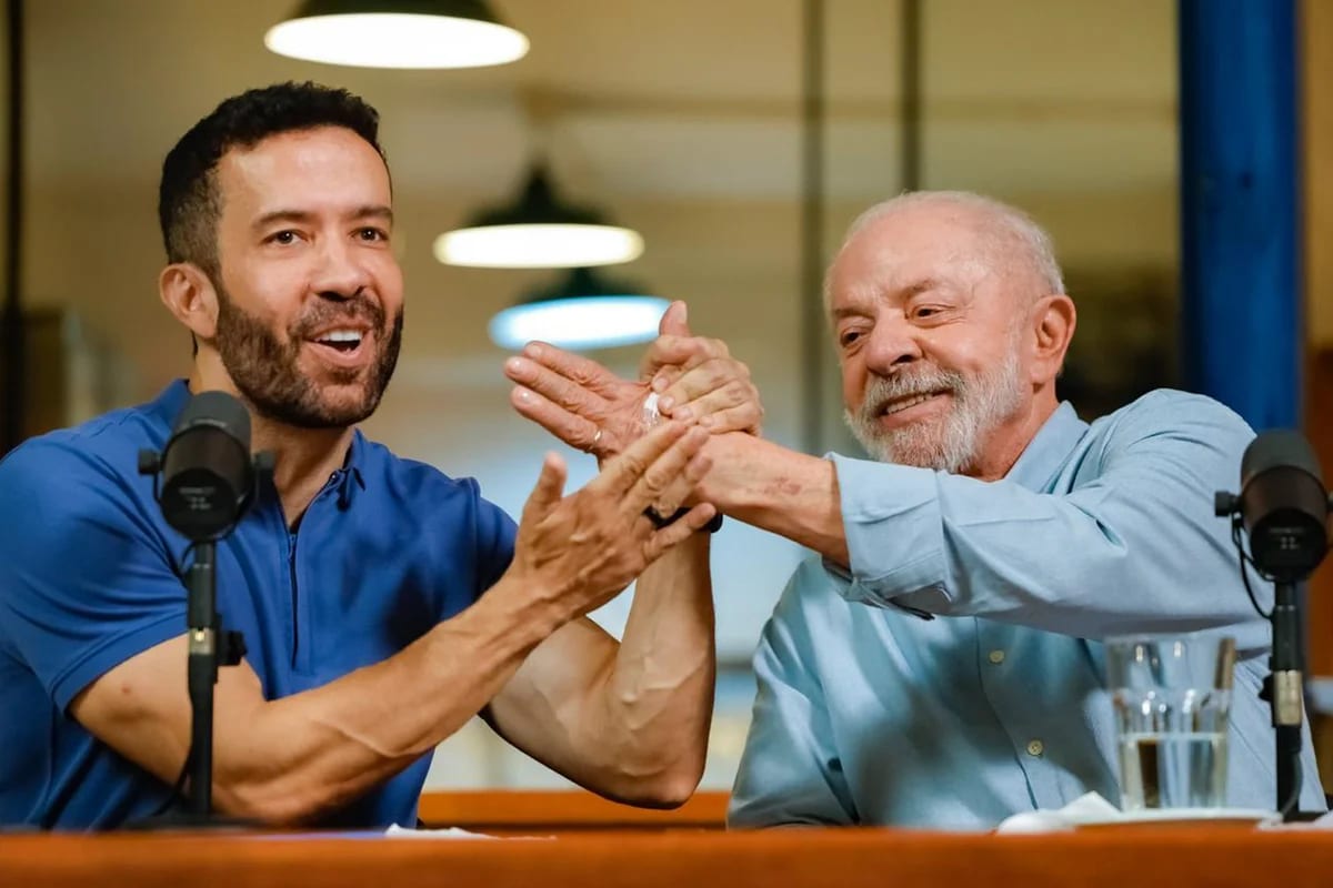 Janones chega a Brasília e vai direto ao Alvorada para almoçar com Lula