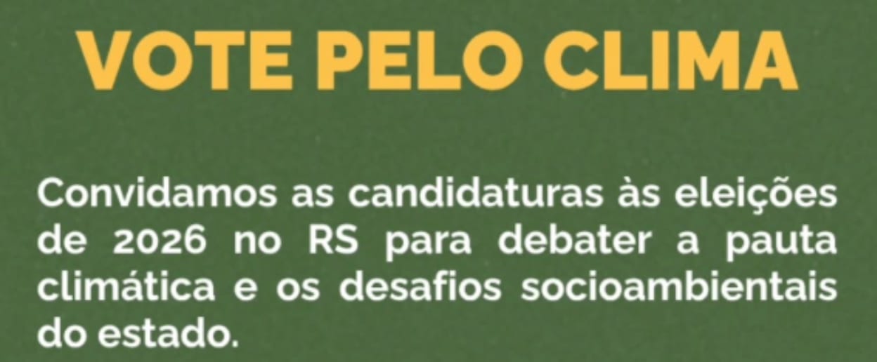Inscrições abertas para o evento de 9/9 em que candidatos às eleições apresentarão suas propostas sobre meio ambiente e