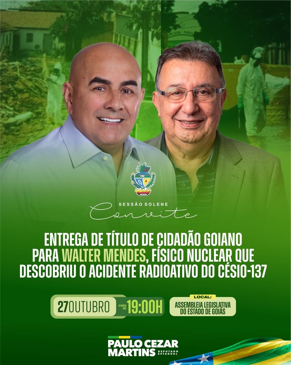 Iniciativa de Paulo Cezar Martins, Assembleia concede título de cidadania a físico nuclear que teve papel decisivo para