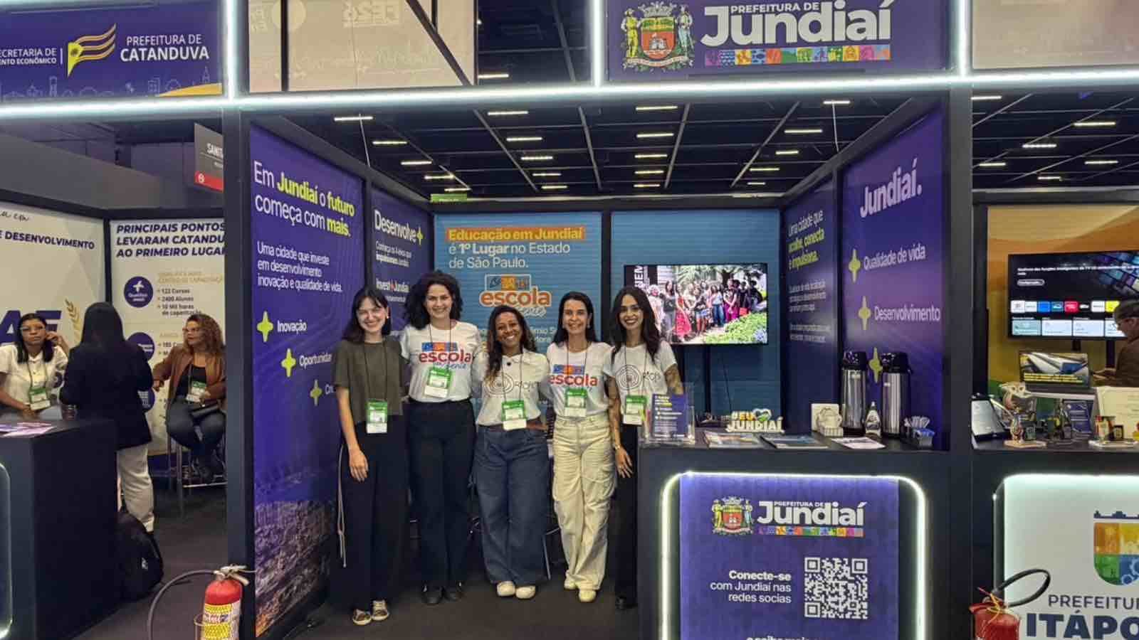 Jundiaí ganha destaque na Feira do Empreendedor do Sebrae com projeto premiado de sustentabilidade na Educação