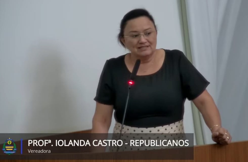 Vereadora Iolanda Castro se afirmou na disputa pela Presidência da Câmara de Palmas