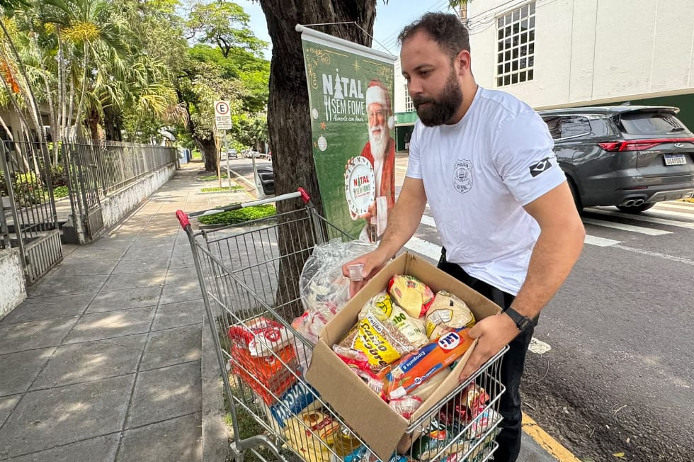 Natal Sem Fome arrecada 1,5 tonelada de alimentos em Presidente Prudente