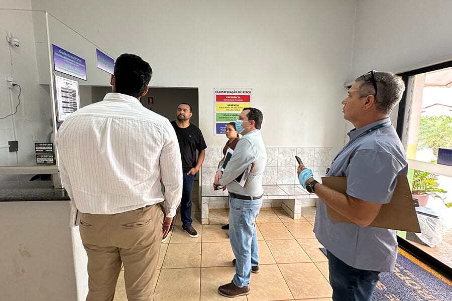TCE/TO constata melhorias em hospital de Figueirópolis, mas aparelho de Raio-X segue sem funcionar