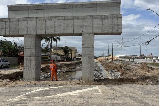 Duplicação da PR-412 entre Matinhos e Pontal do Paraná atinge 24,22% de execução