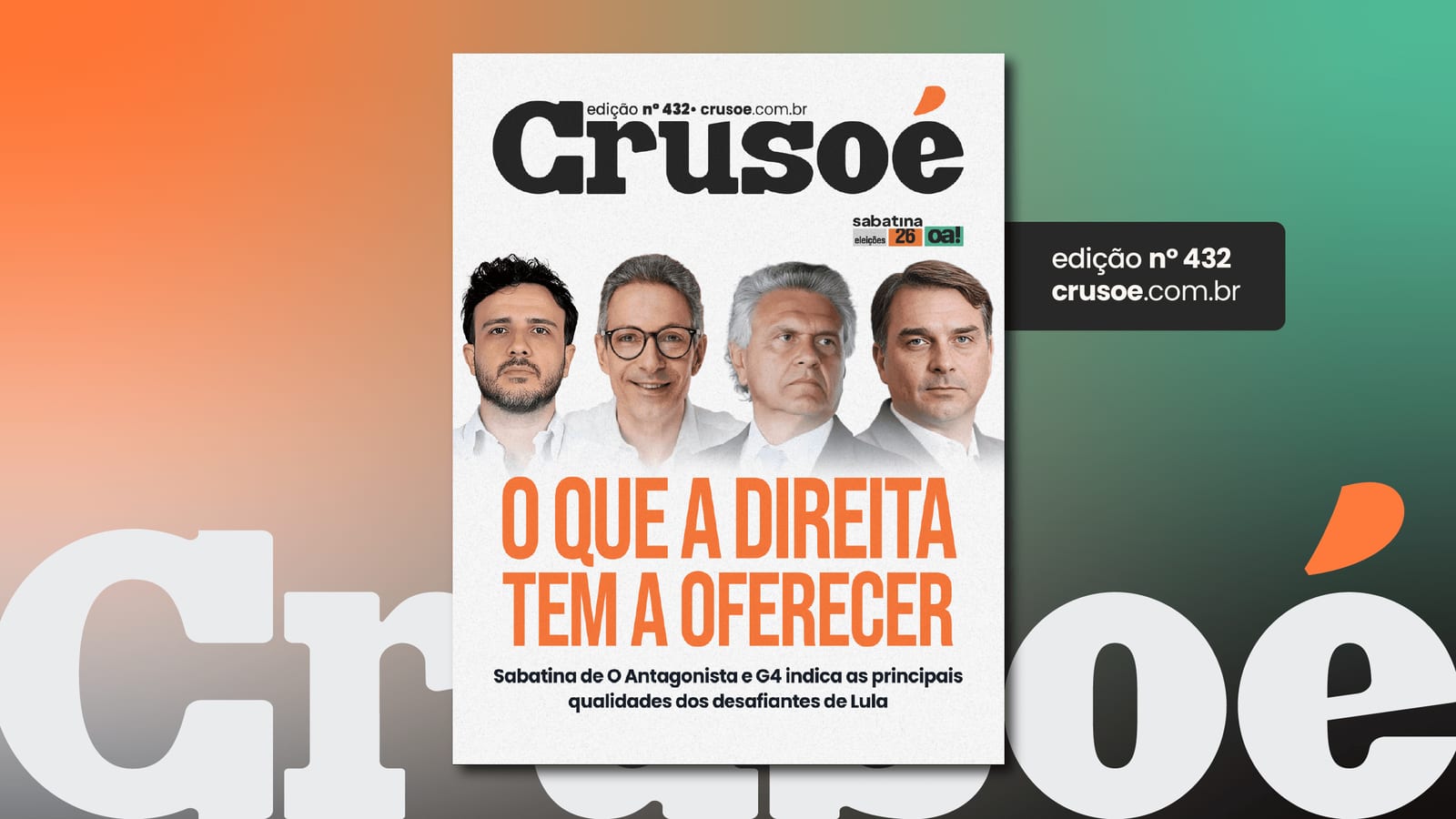 Sabatina do G4 e O Antagonista reuniu candidatos à Presidência em sabatina nesta semana