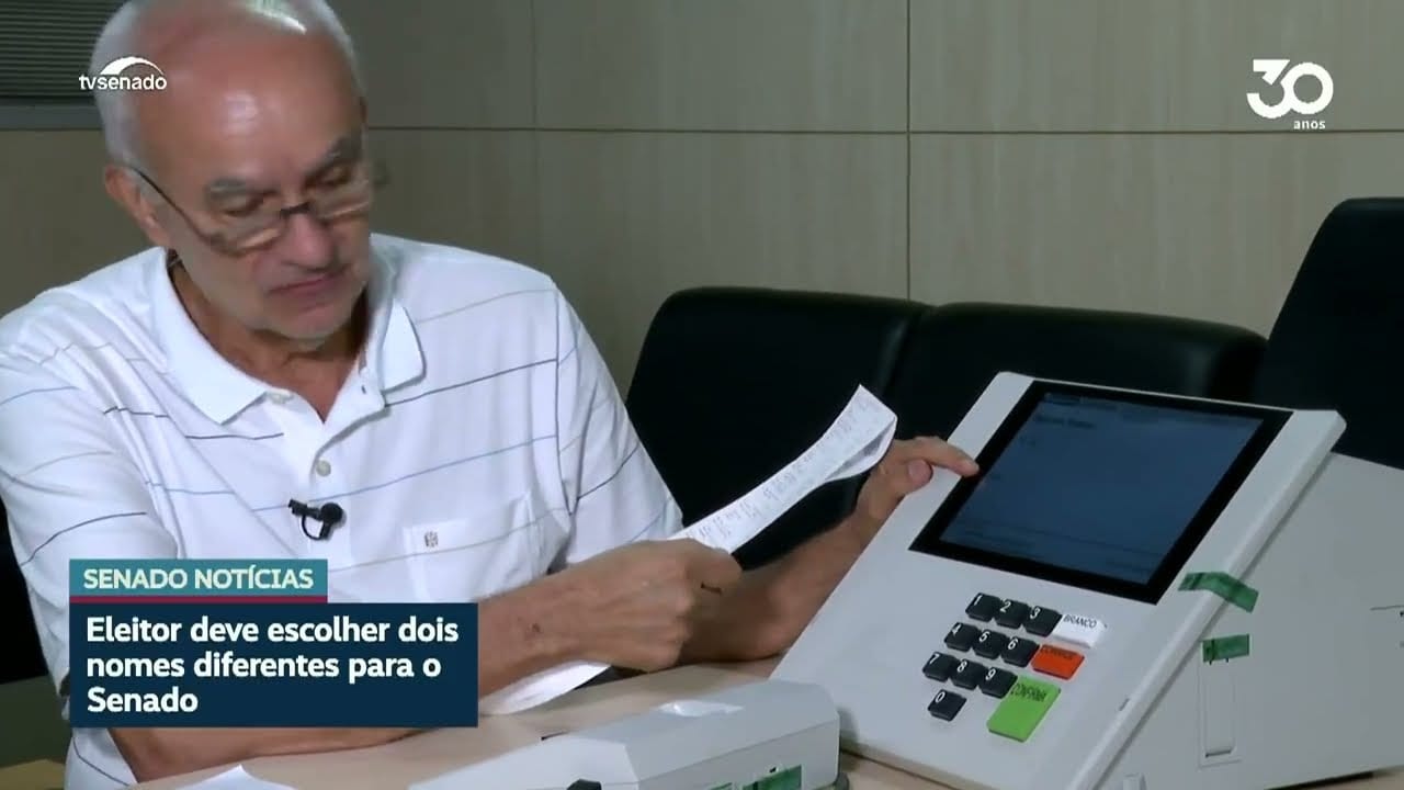 Em 2026, eleitor votará duas vezes para senador; 54 vagas no total