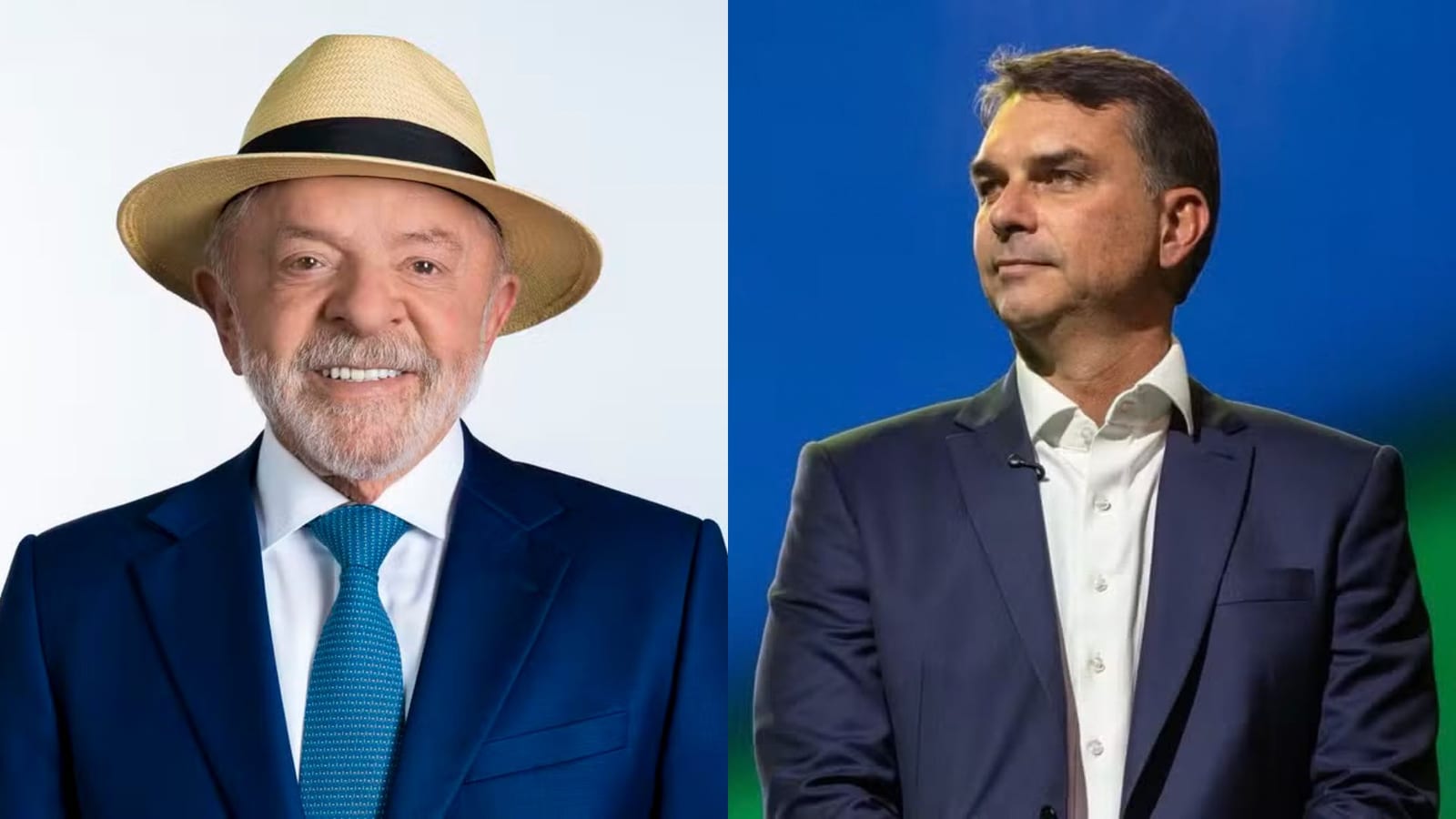 Diferença entre Lula e Flávio Bolsonaro é de 4,43 milhões de votos no 2º turno