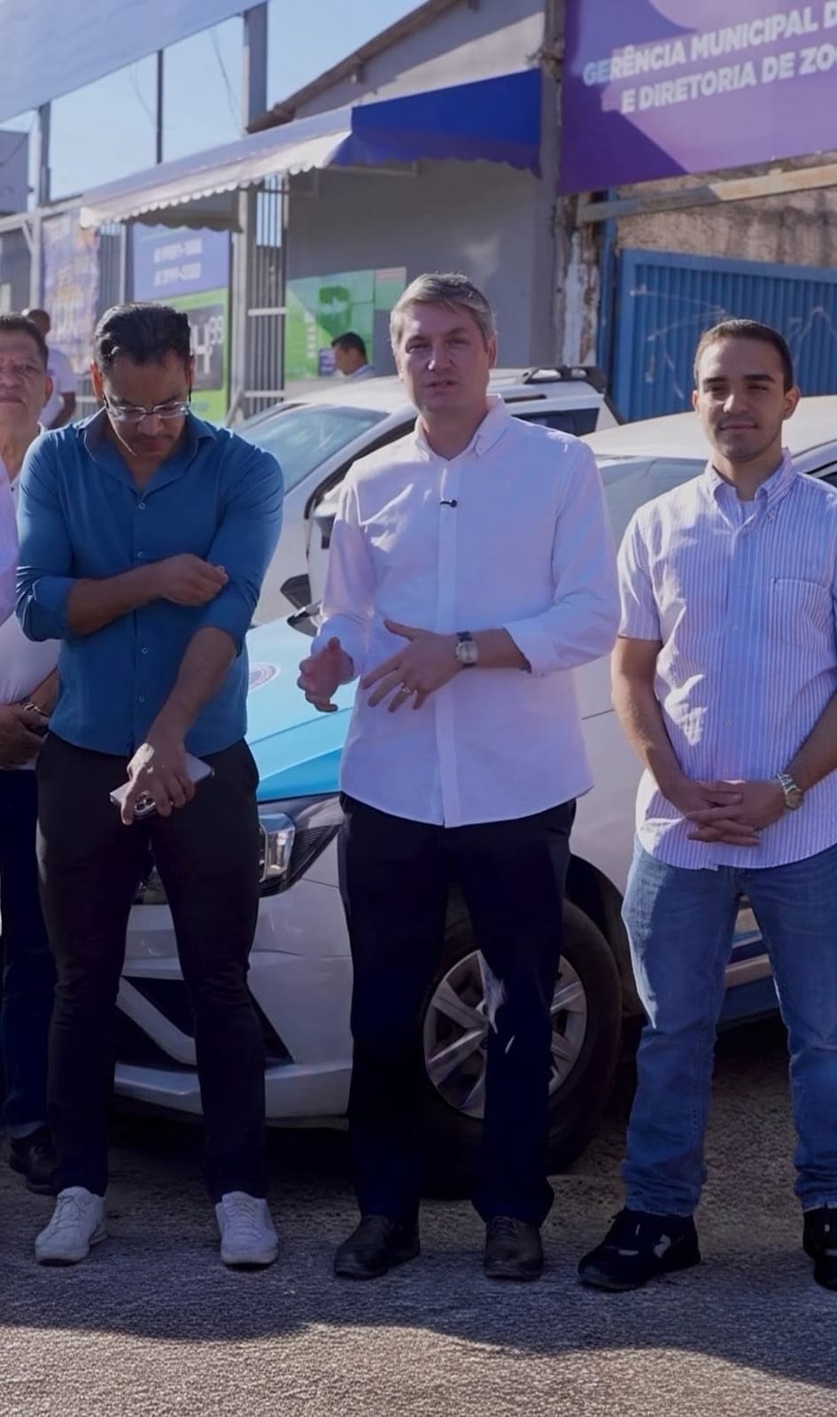 Prefeito Dr. Lucas recebe dois veículos para combater endemias em Águas Lindas