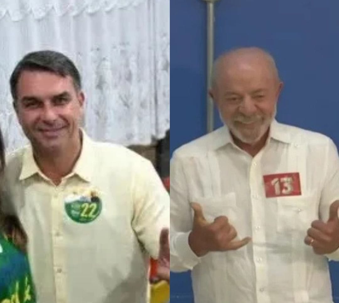 Flávio e Lula votam pela manhã e esperam vencer