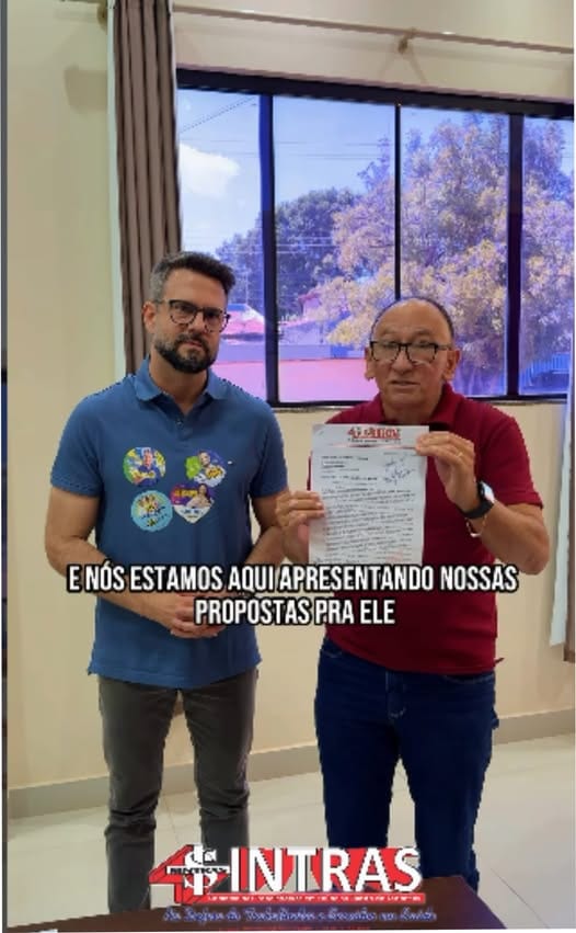 Eduardo Mantoan se reúne com SINTRAS-TO e ouve prioridades dos trabalhadores