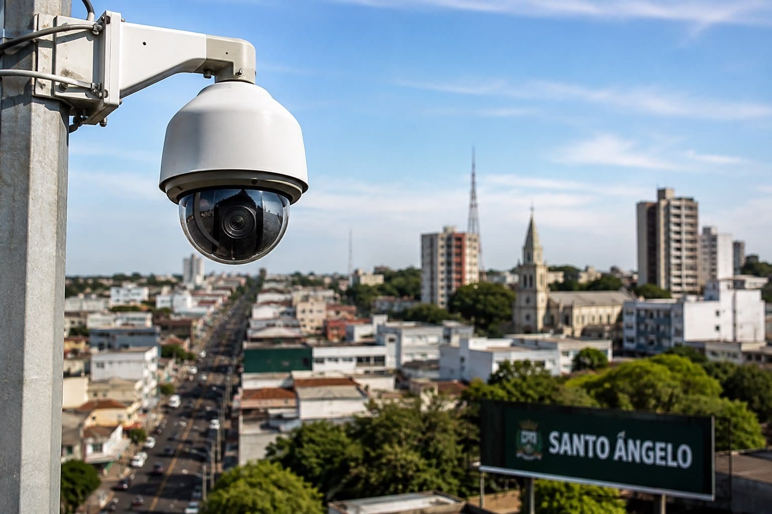 Santo Ângelo lança projeto para ampliar videomonitoramento na cidade