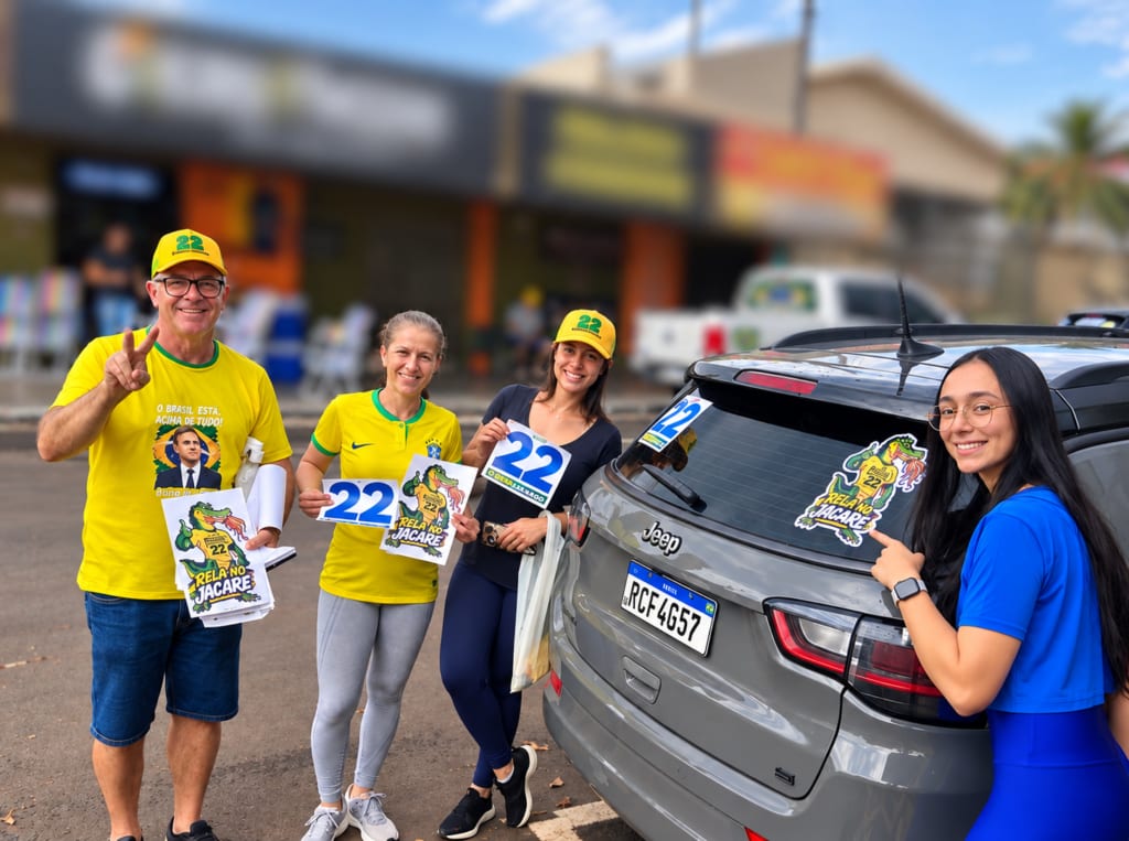 Juventude jataiense mobiliza em apoio a Flávio Bolsonaro