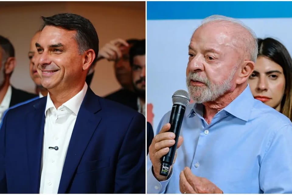 Atlas mostra Flávio com 52,8% no 2º turno; Lula tem 47,2%