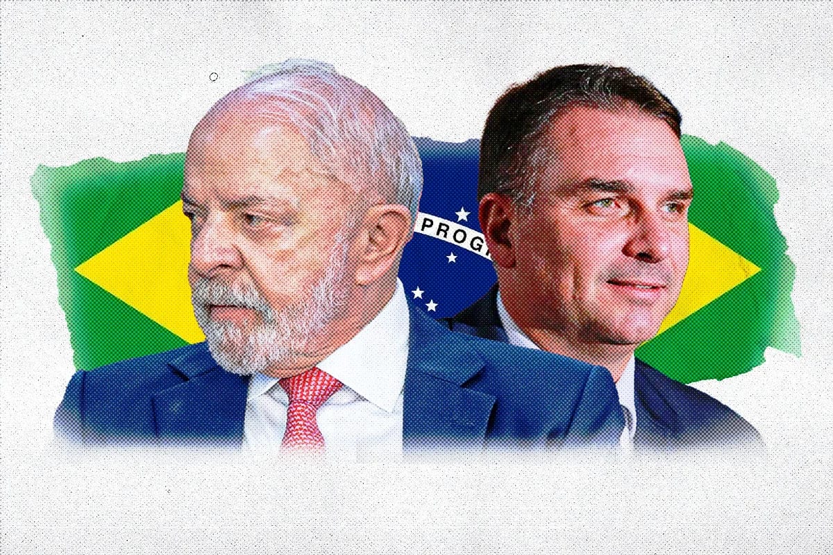 Com encontros fechados, Lula e Flávio disputam atenção de empresas e bancos