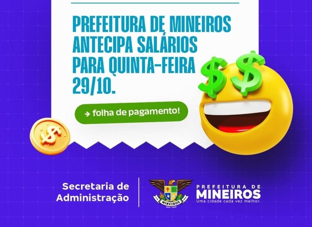 Prefeitura garante pagamento antecipado para os servidores