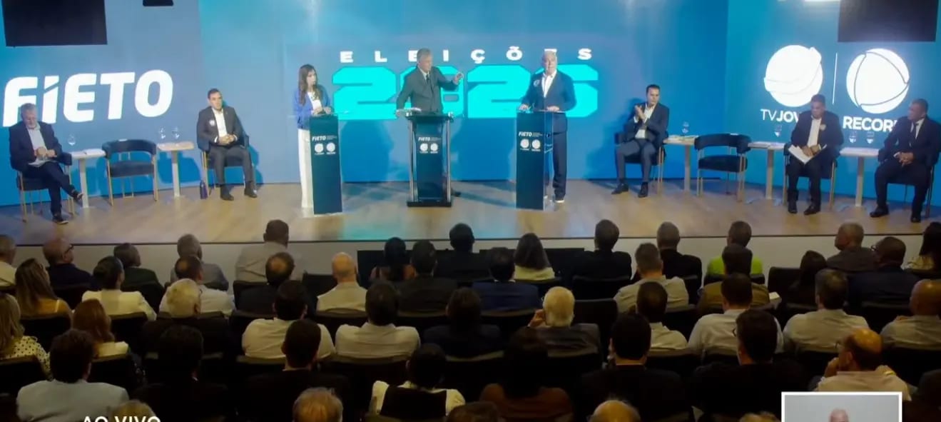 Candidatos fecharam debate da FIETO com críticas e promessas para economia e saúde