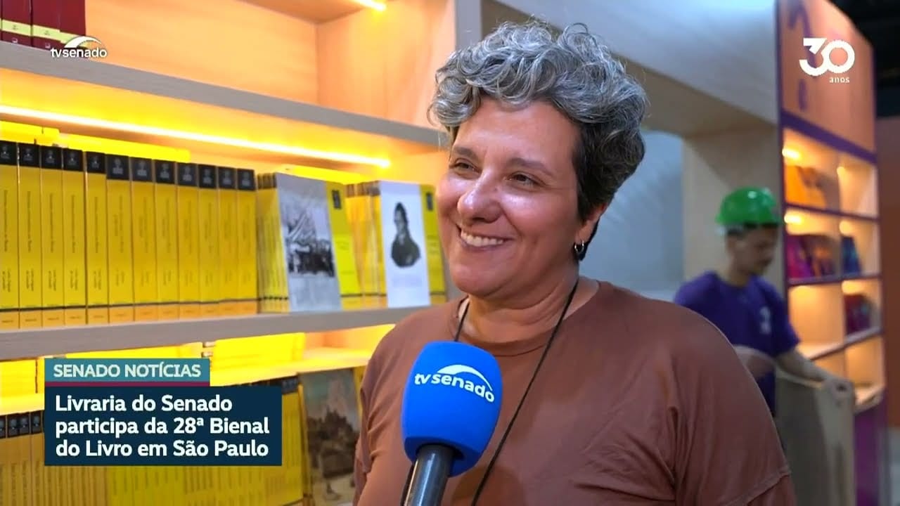 Vídeo: Livraria do Senado participa da Bienal do Livro de São Paulo