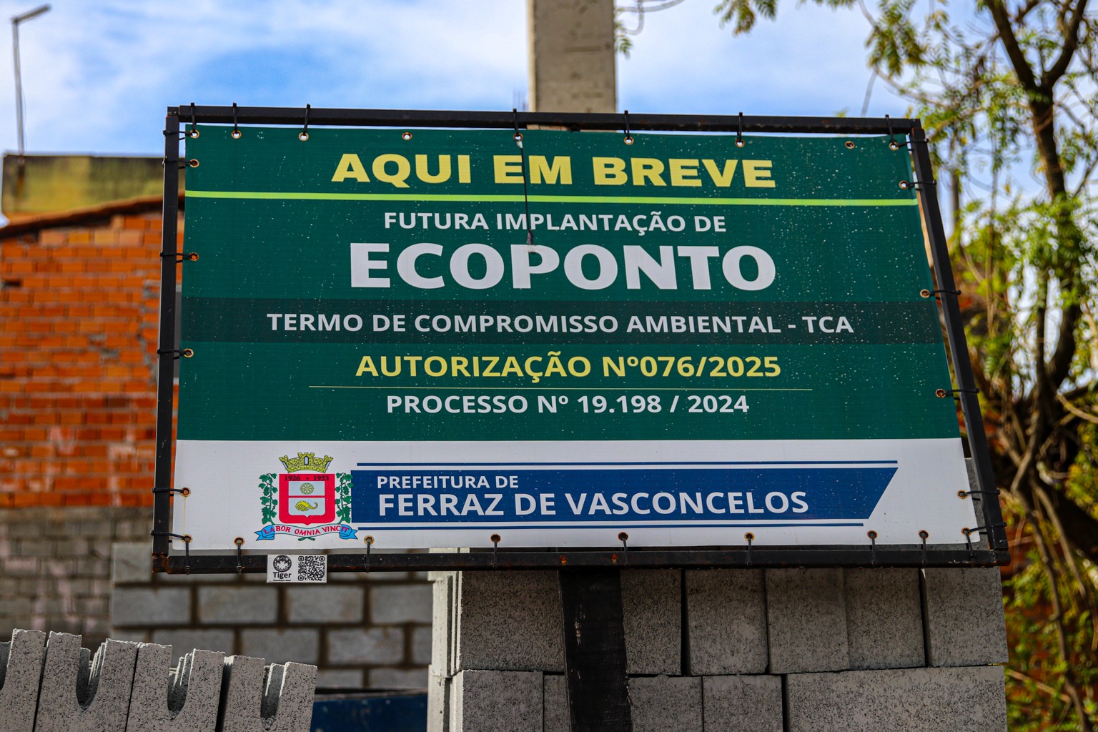 Ferraz inicia obras do segundo Ecoponto no Jardim São João