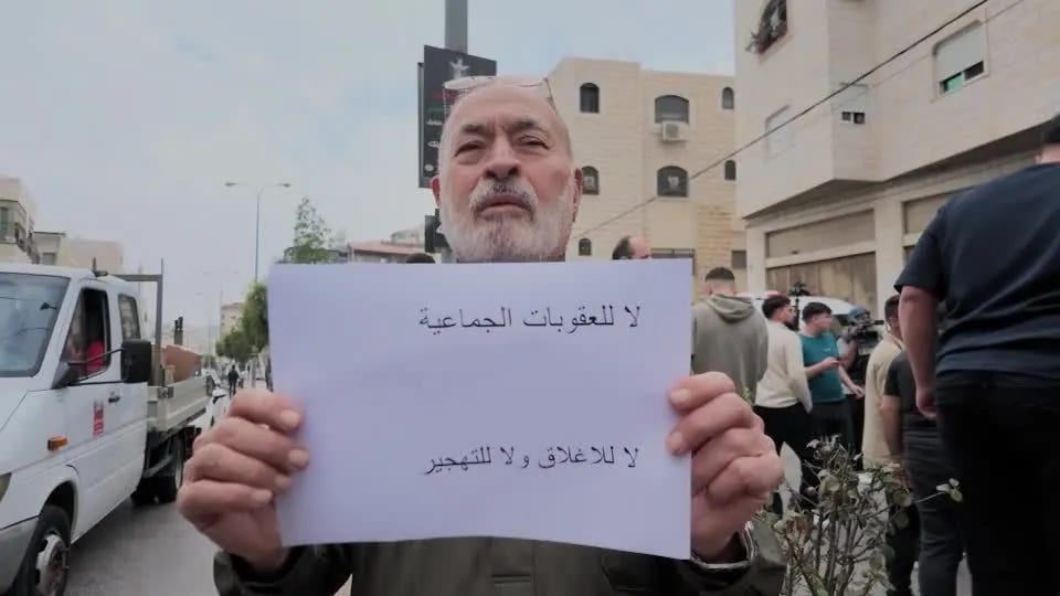 Palestinos protestam contra deslocamentos durante eleição em Israel