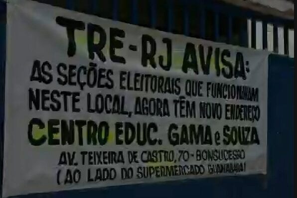 Um em cada quatro eleitores de locais de votação alterados no Rio deixaram de votar