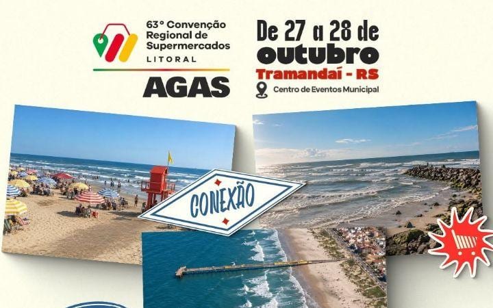 Convenção AGAS de Tramandaí inicia nesta terça-feira (27) com projeção de R$ 20 milhões em negócios