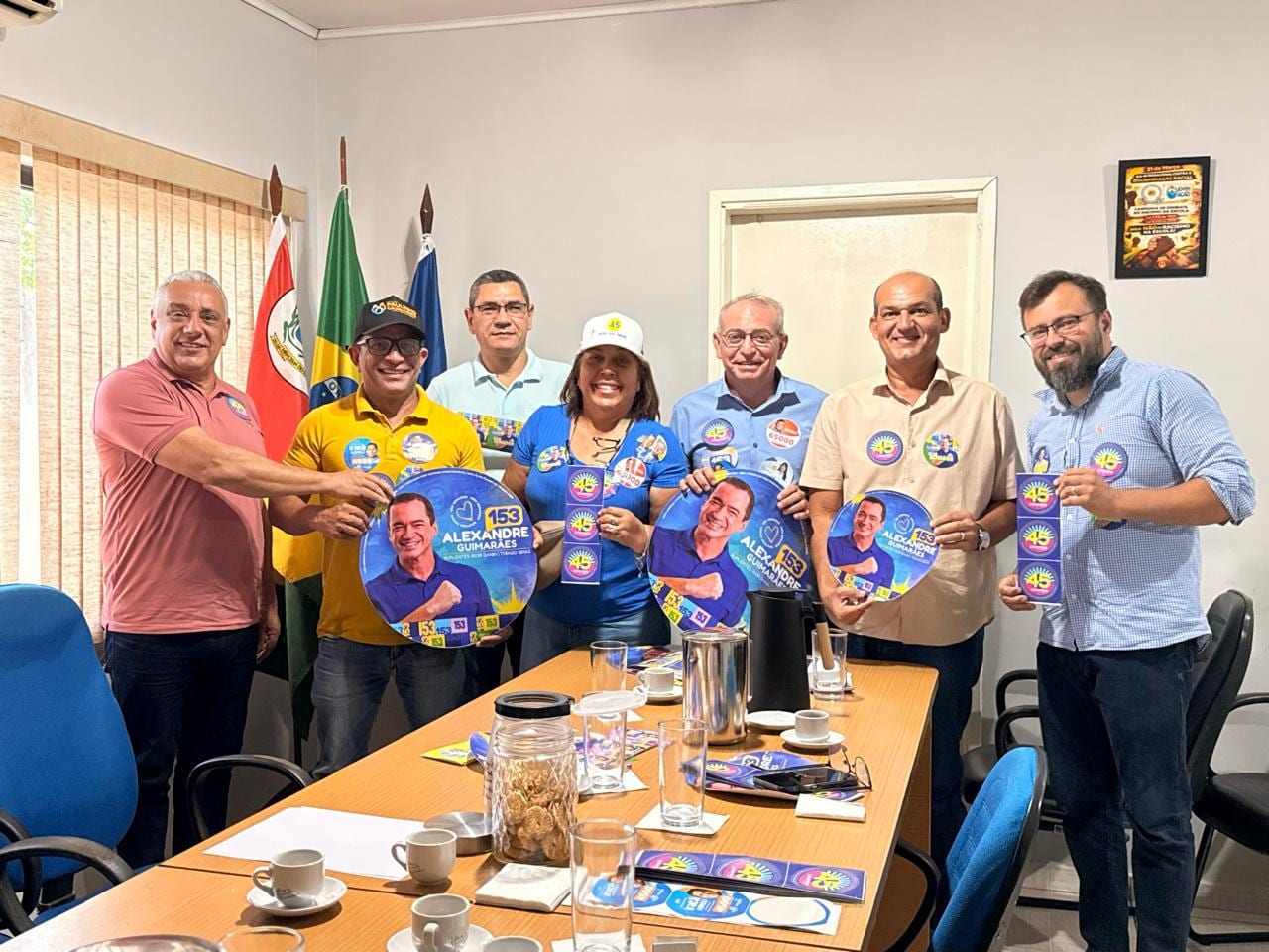 Lideranças de Miracema se reuniram para alinhar encontro com Vicentinho Júnior