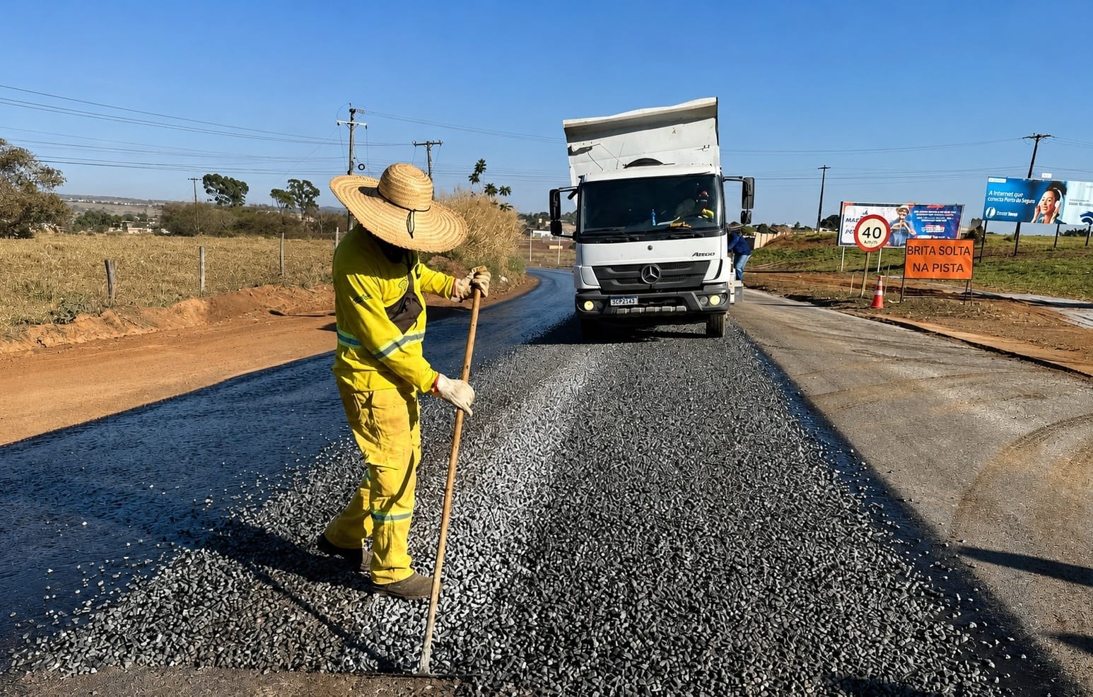 Obras na GO-020 e GO-330 provocam mudanças temporárias no trânsito