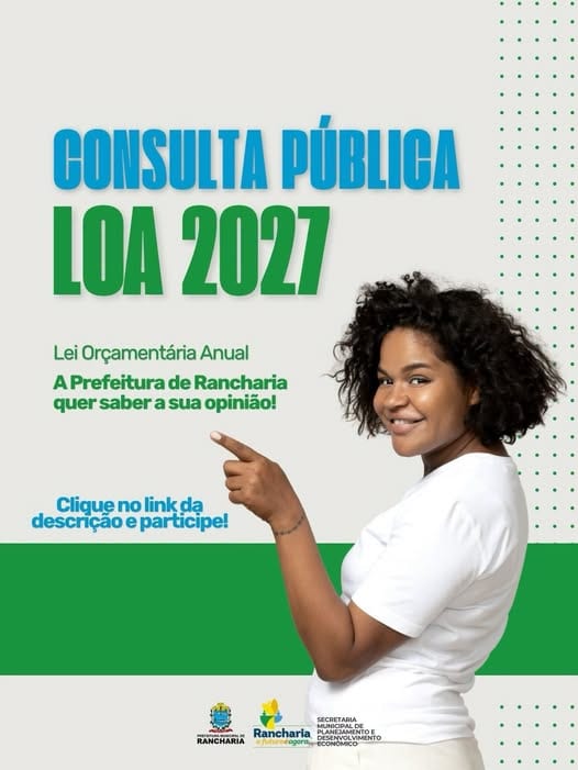 Rancharia abre Consulta Pública para a LOA 2027