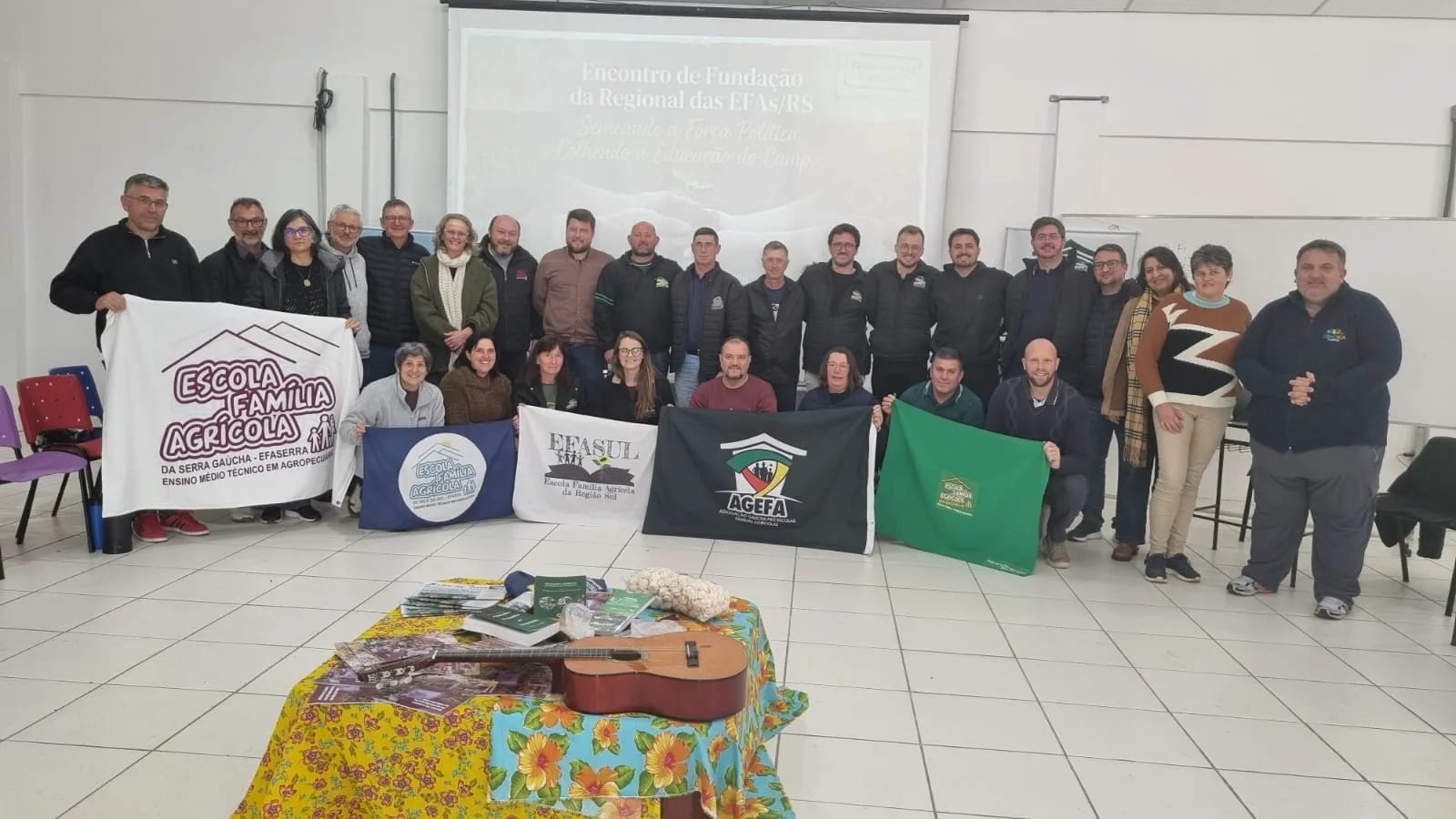 Quatro Escolas Famílias Agrícolas do RS criam a Uniagefa para fortalecer educação no campo