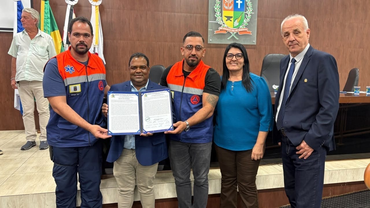 Defesa Civil de Tupã recebe Moção de Aplausos por buscas em Osvaldo Cruz