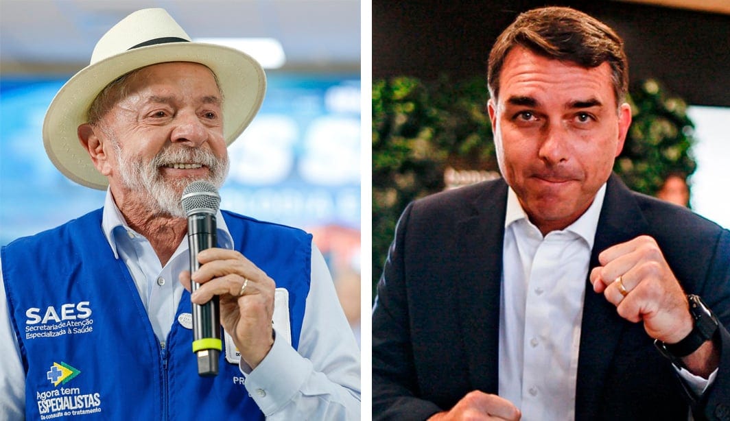 Pesquisa Poder/Aya mostra empate entre Lula e Flávio Bolsonaro e subida de Augusto Cury