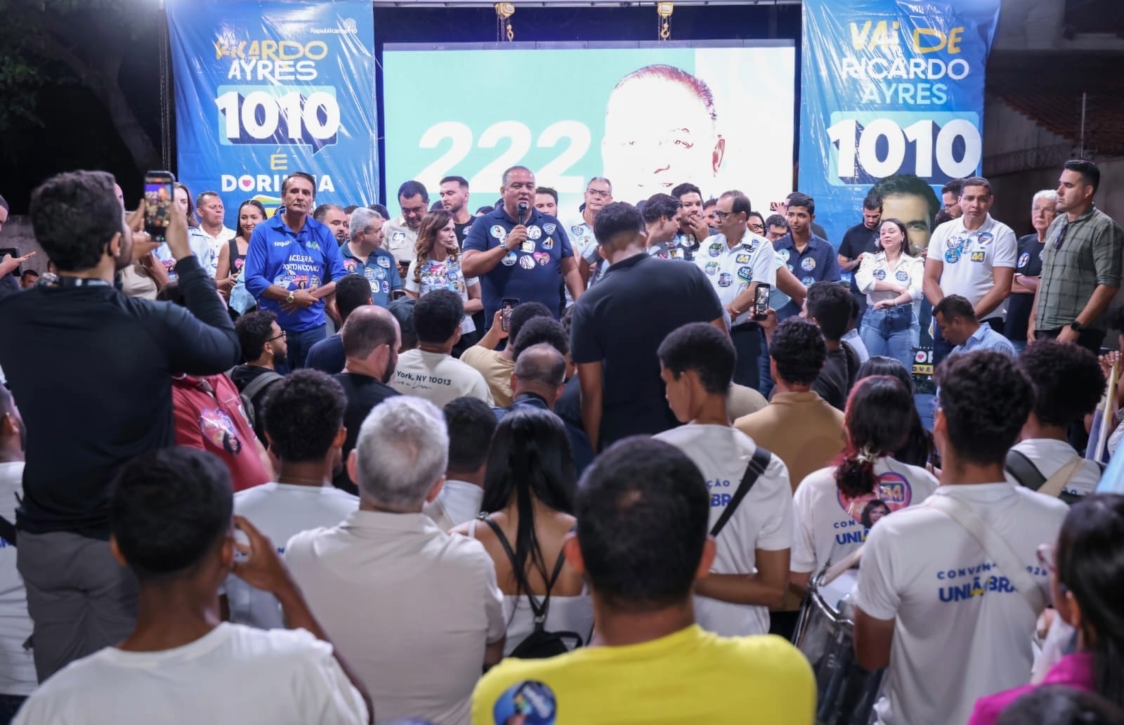 Eduardo Gomes recebe apoio de Ricardo Ayres e Ronivon em Porto Nacional