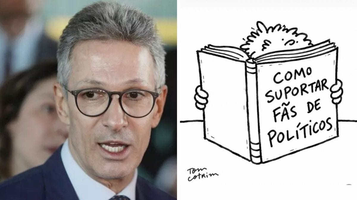 Zema posta livro 'Como suportar fãs de políticos' após receber <0,29% dos votos