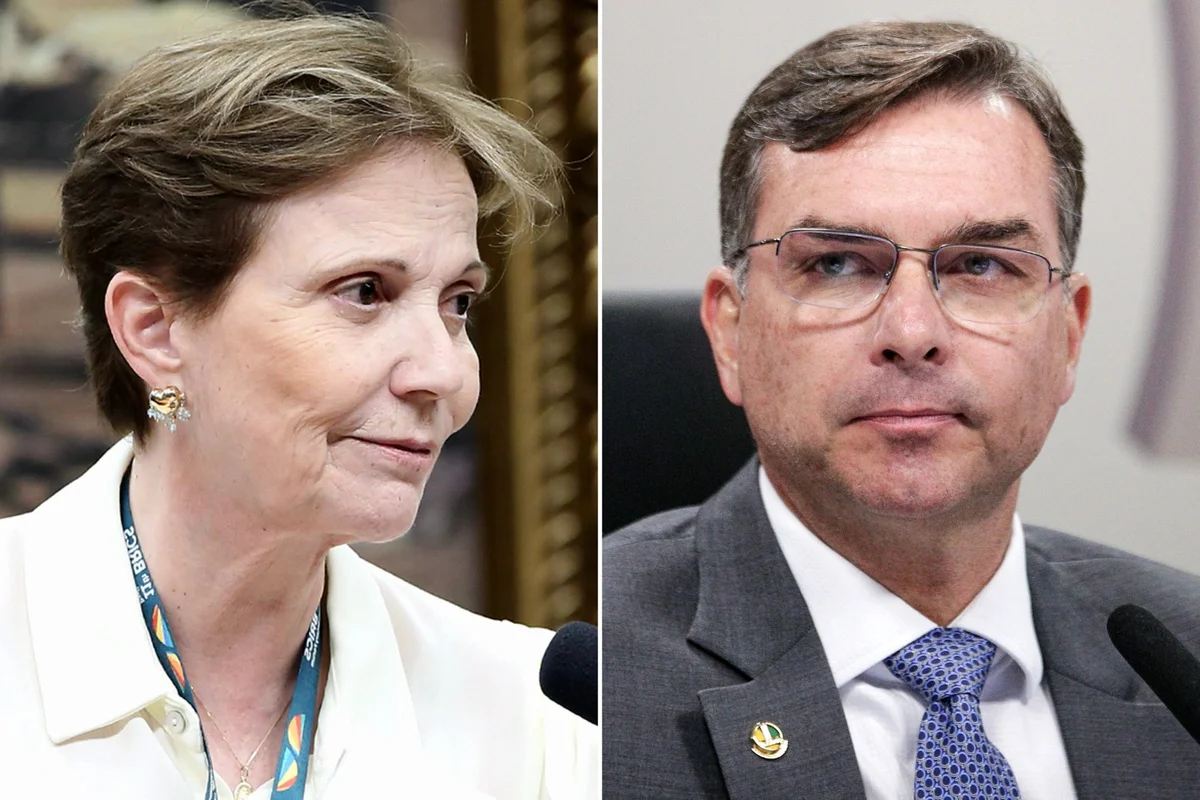 Flávio Bolsonaro anuncia Tereza Cristina como candidata a vice