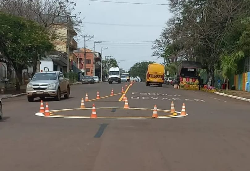 Ijuí recebe nova rótula na Getúlio Vargas com Alagoas