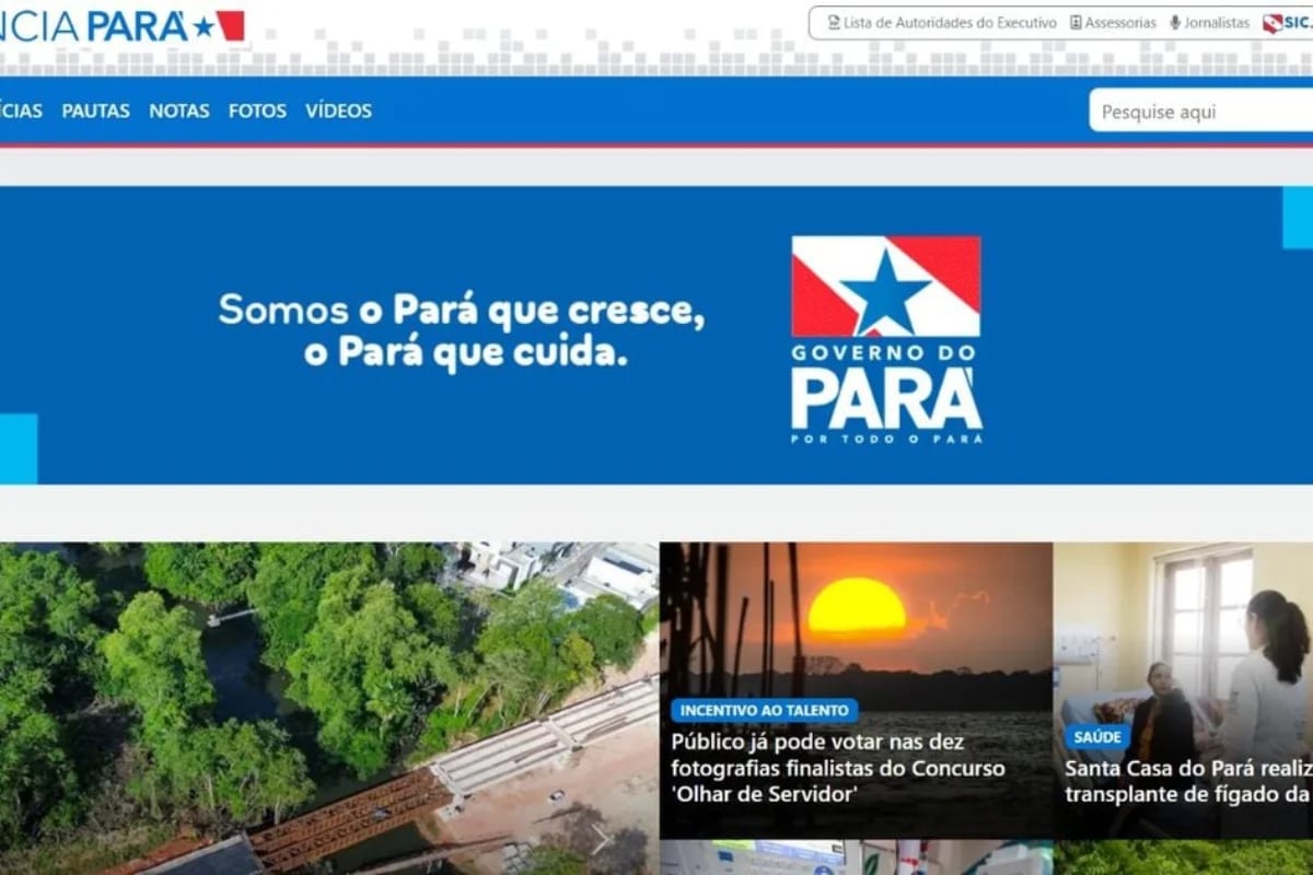 Site e redes do Governo do Pará voltam ao ar após período eleitoral