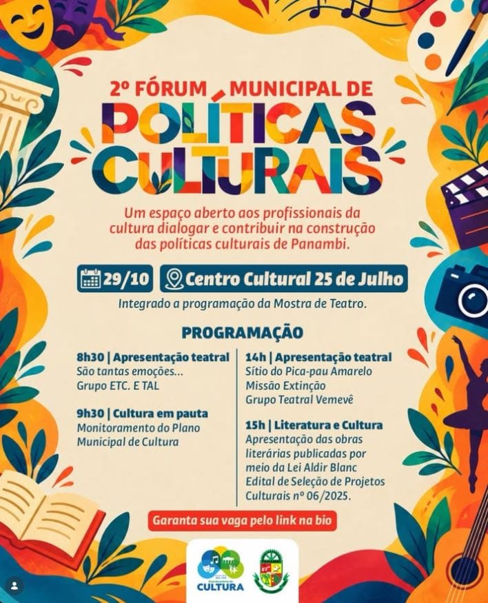 Panambi realiza 2º Fórum Municipal de Políticas Culturais