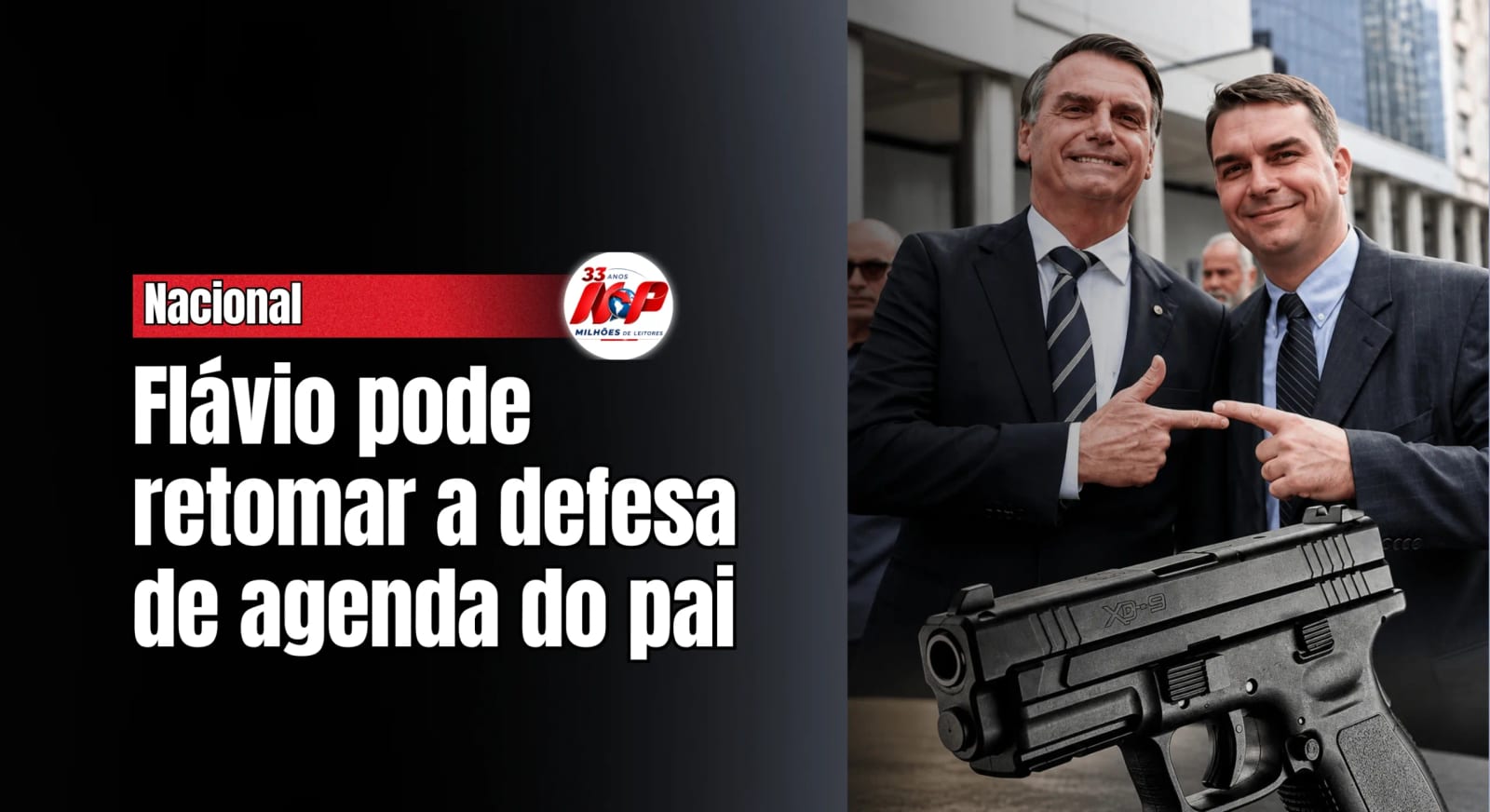 Flávio retoma a defesa da corrida armamentista